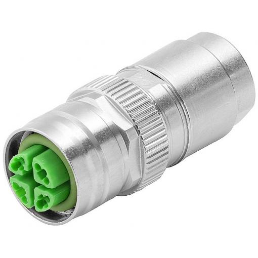 Weidmüller IE-PS-M12X-180-S-TH konektor akčního/snímacího členu , 2672440000, piny: 8, 1 ks