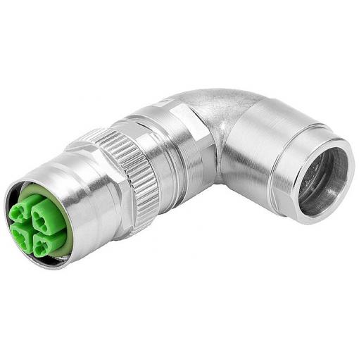 Weidmüller IE-PS-M12X-90-S-TH konektor akčního/snímacího členu , 2702720000, piny: 8, 1 ks
