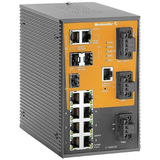 Weidmüller 2778960000 IE-SW-SL10M-7TX-3GC-LV průmyslový ethernetový switch 10 / 100 / 1000 MBit/s