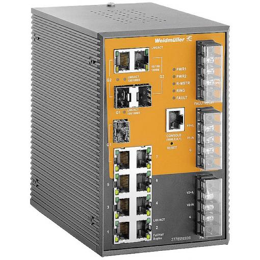 Weidmüller 2778950000 IE-SW-SL10M-7TX-3GC-HV průmyslový ethernetový switch 10 / 100 / 1000 MBit/s