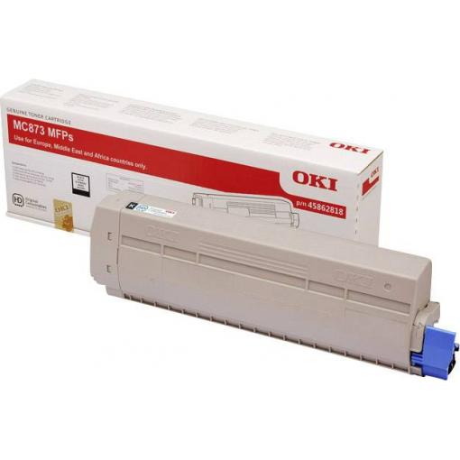 OKI Toner MC873 originál černá 15000 Seiten 45862818