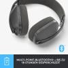 Logitech ZONE VIBE 100 Headset uzavřená (Over Ear) Bluetooth® stereo grafit Redukce šumu mikrofonu, Potlačení hluku regulace hlasitosti, Vypnutí zvuku mikrofonu