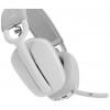 Logitech ZONE VIBE 100 Headset uzavřená (Over Ear) Bluetooth® stereo bílá Redukce šumu mikrofonu, Potlačení hluku regulace hlasitosti, Vypnutí zvuku mikrofonu