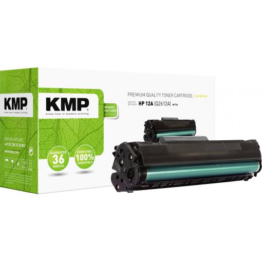 KMP Toner náhradní Canon, HP 12A kompatibilní černá 2000 Seiten H-T14 1114,0000