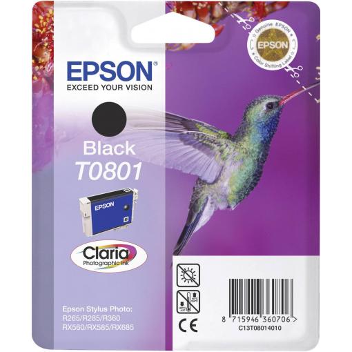 Epson Ink T0801 originál černá C 13 T 08014011