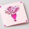 Cricut Insert Cards Sensei S40 sada karet Tulipán modrý, pudr