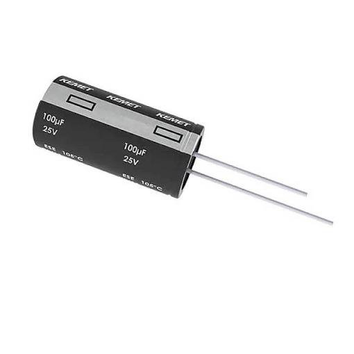 Kemet elektrolytický kondenzátor 2.5 mm 2.2 µF 100 V 20 % (Ø x v) 5 mm x 11 mm 1 ks