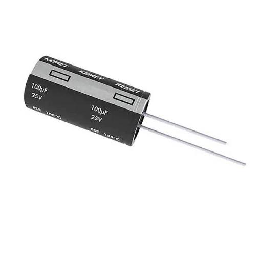 Kemet elektrolytický kondenzátor 5 mm 330 µF 25 V 20 % (Ø x v) 10 mm x 12 mm 1 ks