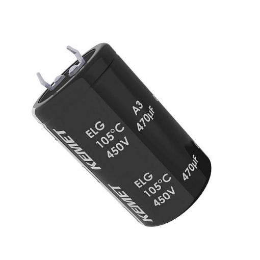 Kemet elektrolytický kondenzátor 10 mm 47 µF 450 V 20 % (Ø x v) 22 mm x 25 mm 1 ks