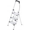 Hailo K100 TopLine 4303-301 hliník sklápěcí schůdky skládací max.prac. výška: 2.50 m stříbrná, černá 7.3 kg