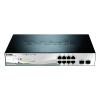 D-Link DGS-1210-10P/E DGS-1210-10P/E síťový switch 8 + 2 porty 20 GBit/s funkce PoE
