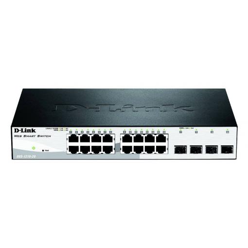 D-Link DGS-1210-20/E DGS-1210-20/E síťový switch 16 + 4 porty 40 GBit/s