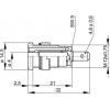 Hirschmann Test & Measurement SEB 2610 F4,8 Ni gelb bezpečnostní vestavná zásuvka 4 mm žlutá 1 ks