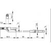 Hirschmann Test & Measurement MAL 2800 S sw bezpečnostní měřicí kabely 4mm bezpečnostní zástrčka 4mm bezpečnostní zástrčka 8 cm černá 1 ks