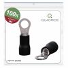 Quadrios 22C452 kulaté kabelové oko Průřez (max.)=4.0 mm² Ø otvoru=5.3 mm částečná izolace černá 1 sada