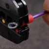 Quadrios 22C445 kulaté kabelové oko Průřez (max.)=1.5 mm² Ø otvoru=10.5 mm částečná izolace červená 1 sada