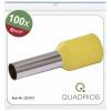 Quadrios 22C431 dutinka 6 mm² částečná izolace žlutá 1 sada