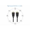 SpeaKa Professional HDMI kabel Zástrčka HDMI-A, Zástrčka HDMI-A 2.00 m černá SP-10481292 8K UHD, PVC plášť HDMI kabel