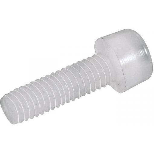 TOOLCRAFT 830280 šrouby s válcovou hlavou M3 15 mm vnitřní šestihran DIN 912 plast, polyamid 10 ks