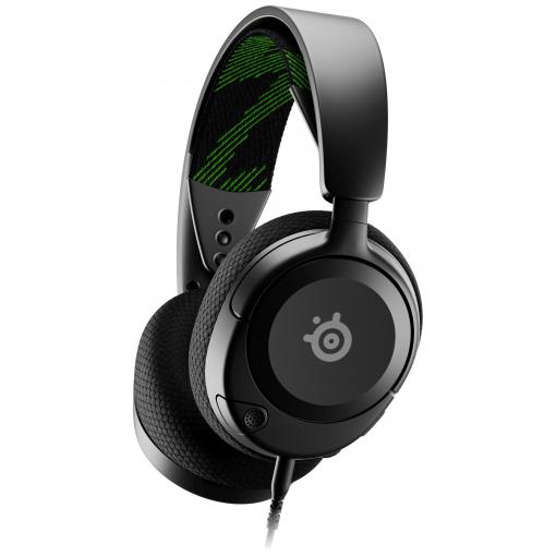 Steelseries Arctis Nova 1X Headset uzavřená (Over Ear) kabelová stereo černá Redukce šumu mikrofonu headset, regulace hlasitosti, Vypnutí zvuku mikrofonu Gaming
