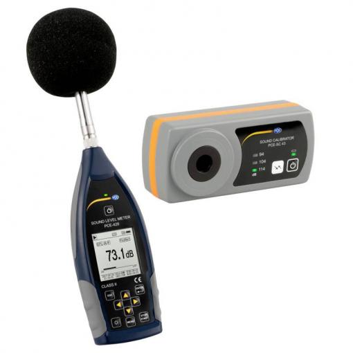 PCE Instruments hlukoměr datový záznamník 25 - 136 dB 20 Hz - 12.5 kHz