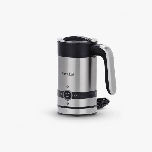 Severin 3584 napěňovač mléka, nerezová ocel kartáčovaná, černá, 450 W, 3584