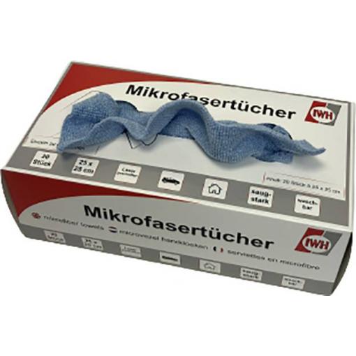 IWH 071125 in Box utěrka z mikrovlákna 20 ks (d x š) 25 cm x 25 cm