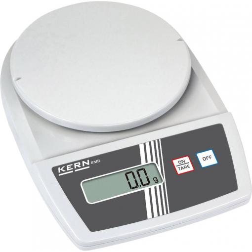 Kern EMB 1200-1 Školní váha EMB 1200-1 Max. váživost 1.2 kg Rozlišení 0.1 g na baterii bílá