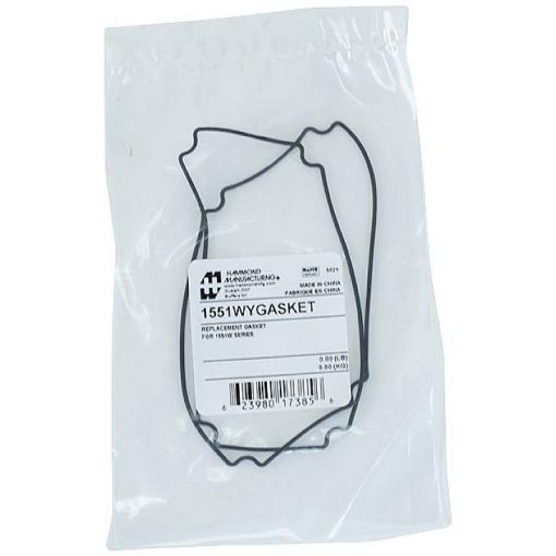 Hammond Electronics 1551WYGASKET Těsnění silikon černá (š x v) 50 mm x 100 mm 2 ks