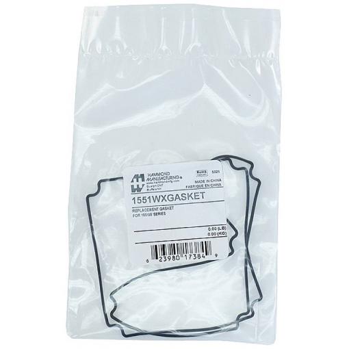 Hammond Electronics 1551WXGASKET Těsnění silikon černá (š x v) 80 mm x 80 mm 2 ks