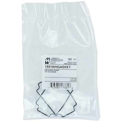 Hammond Electronics 1551WHGASKET Těsnění silikon černá (š x v) 60 mm x 35 mm 2 ks