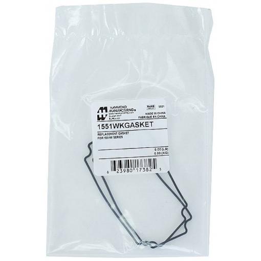 Hammond Electronics 1551WKGASKET Těsnění silikon černá (š x v) 80 mm x 40 mm 2 ks
