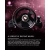 Konix Pro Steering Wheel volant PlayStation 4, Xbox One, Xbox Series S, Xbox Series X, Nintendo Switch černá včetně řazení, vč. pedálů