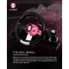 Konix Pro Steering Wheel volant PlayStation 4, Xbox One, Xbox Series S, Xbox Series X, Nintendo Switch černá včetně řazení, vč. pedálů