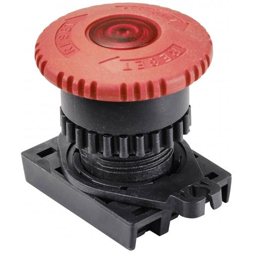 TRU COMPONENTS S2ER-E4R, TC-10344028 hřibové tlačítko nouzového vypnutí, 1 ks