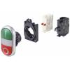TRU COMPONENTS TC-10344000 S2TR-P1W dvojitý tlakový spínač zelená, červená 1 ks
