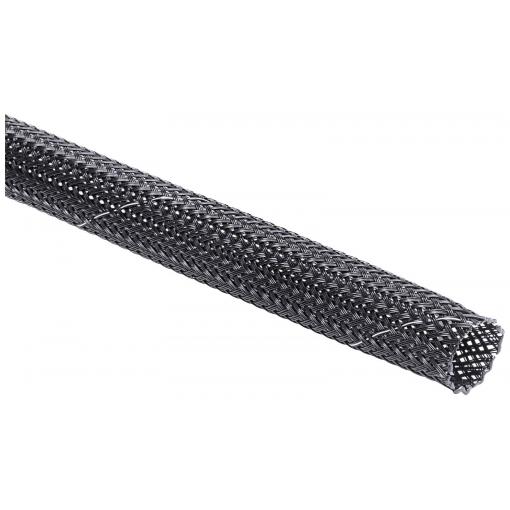HellermannTyton 170-81009 HEGPETFR25-PET-BK, ochranný oplet polyester, 22 do 30 mm, černá, metrové zboží