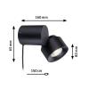 Paulmann Pane 79781 LED stolní lampa LED 3 W černá