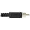 TRU COMPONENTS TC-10336008 cinch konektor zástrčka, rovná černá 1 ks