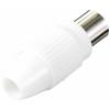 TRU COMPONENTS TC-10336032 koaxiální spojka Připojení kabelu: IEC zásuvka na koaxiální kabel Průměr lanka: 7.8 mm 1 ks