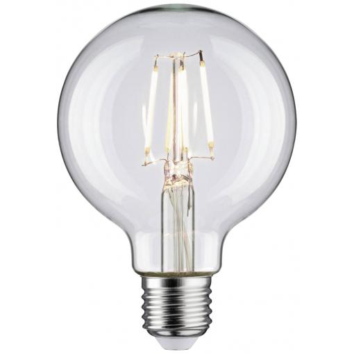 Paulmann 28955 LED Energetická třída (EEK2021) F (A - G) E27 kulatý tvar 4.8 W = 40 W neutrální bílá (Ø x v) 80 mm x 120 mm 1 ks