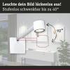 Paulmann Adelia 95574 LED osvětlení obrázků 4.5 W LED hliník (kartáčovaný)
