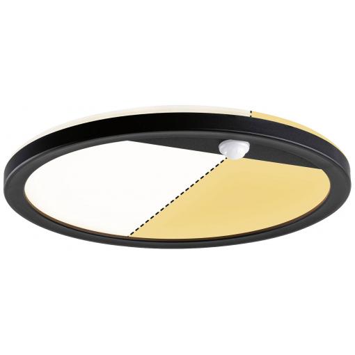 Paulmann 94708 Lamina PIR 2200K rd. schwarz LED stropní svítidlo 14 W černá