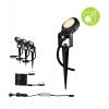 Paulmann P+S Spot Set Sting 2200K 94729 Osvětlovací systém Plug&Shine startovací sada LED zahradních reflektorů LED 18.9 W zlatá antracitová