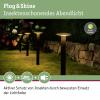Paulmann P+S Poller Plate IP44 2200K 94723 Osvětlovací systém Plug&Shine LED zahradní reflektor LED 7 W zlatá antracitová