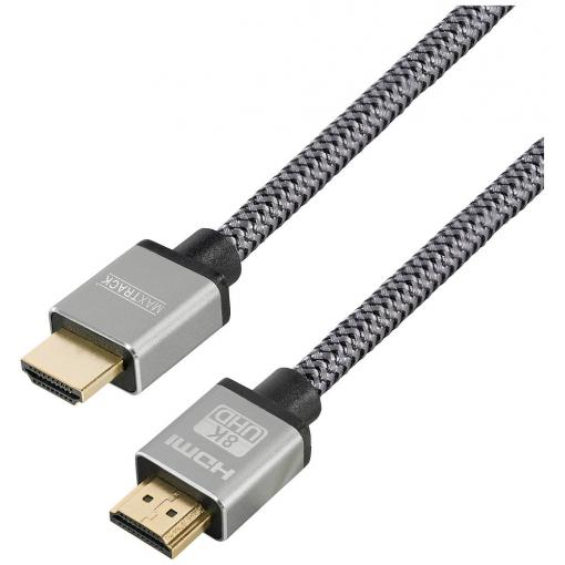 Maxtrack HDMI kabel Zástrčka HDMI-A, Zástrčka HDMI-A 3.00 m černá C 221-3 HNL 8K UHD HDMI kabel
