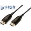 Maxtrack DisplayPort / optické vlákno kabel Konektor DisplayPort, Konektor DisplayPort 15.00 m černá C 509-15 ML 8K UHD Kabel DisplayPort