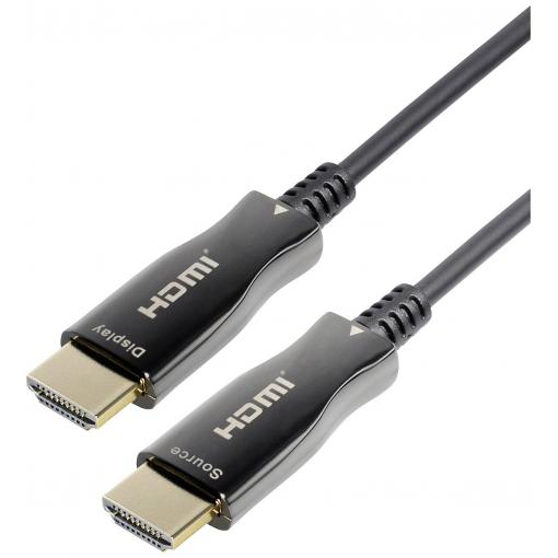 Maxtrack HDMI kabel Zástrčka HDMI-A, Zástrčka HDMI-A 40.00 m černá C 508-40 ML 4K UHD HDMI kabel