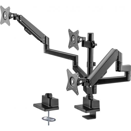 My Wall držák na stůl pro monitor HL 51-3 L 3 Displej: (s) 43,2 cm (17) - 76,2 cm (30) černá otočný, naklápěcí, nastavitelná výška