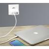 VOLTCRAFT UC-3ACX002 USB nabíječka, GaN, 1x USB A , 2x USB-C®, 100 W, bílá